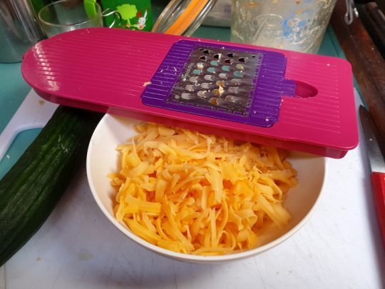 Du fromage râpé pour le côté gourmand