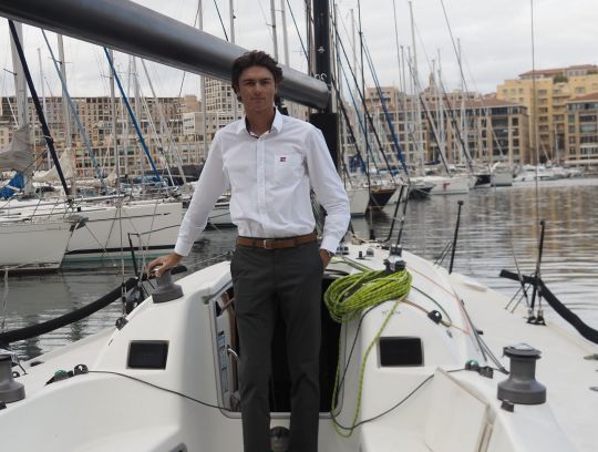 Victor Bordes Laridan, le skipper des Minots de la Nautique 