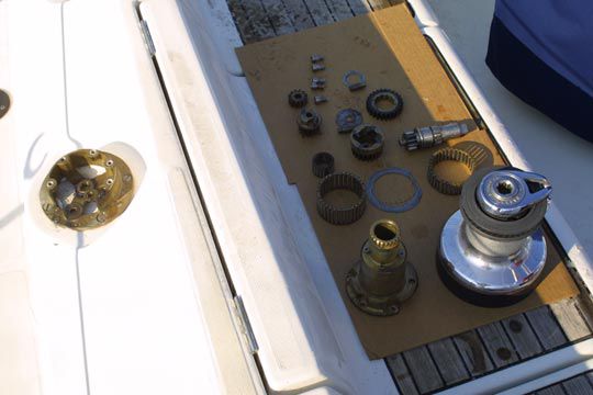 sailboat winch repair