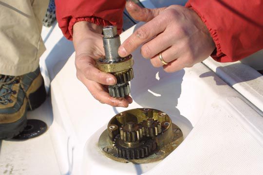 sailboat winch repair