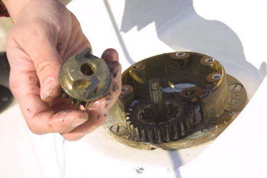 sailboat winch repair