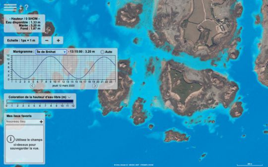 TideMap, l'application pour visualiser les marées