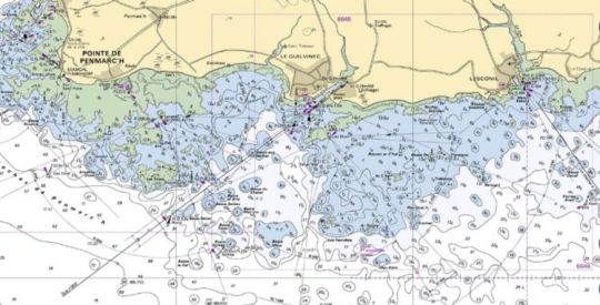 La pointe de Penmarh et le plateau des Etoc juste en face du Guilvinec