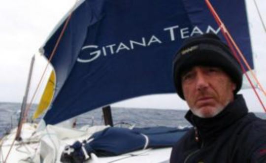 Gitana Eighty après son démâtage