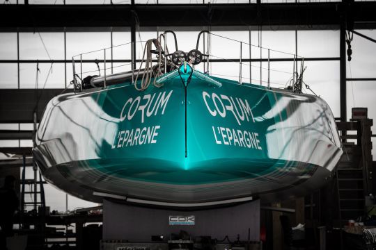 Corum l'Epargne lors de sa mise à l'eau