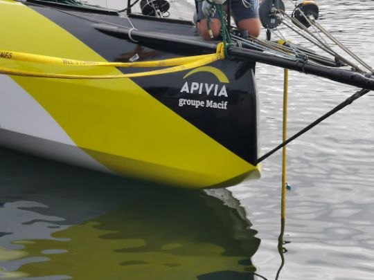 L'étrave spatulée d'Apivia