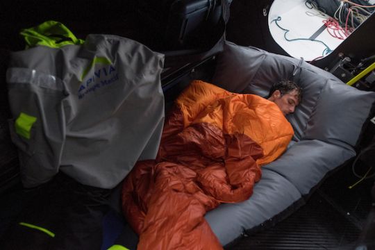 Charlie a aménagé plusieurs zones de sommeil