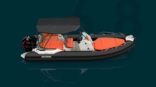 Bains de soleil et roll-bar avec bimini