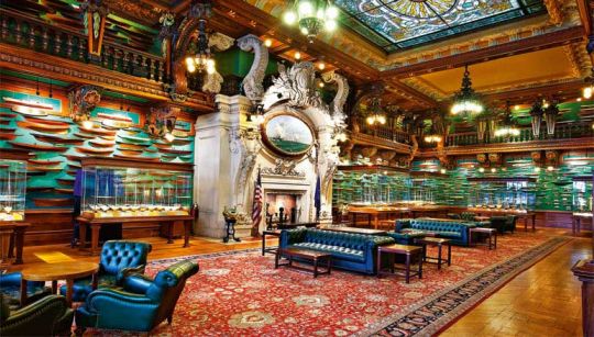 Le salon du New-York Yacht Club
