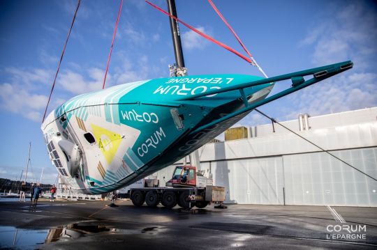 The IMOCA Corum L pargne l envers explanations from the