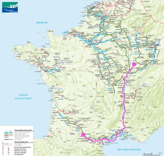 Savoyeux -> Toulouse : 925 km à travers la France