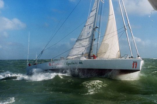 Titouan Lamazou s'est fait connaître du grand public à travers le Vendée Globe 1990