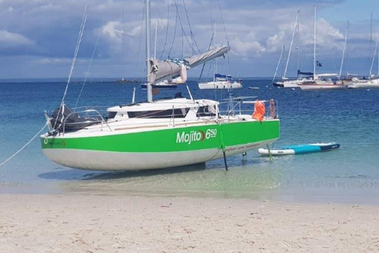Le Mojito 650 à l'échouage