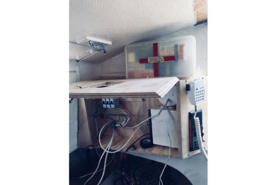 Nouveau tableau éléctrique en cours de branchement