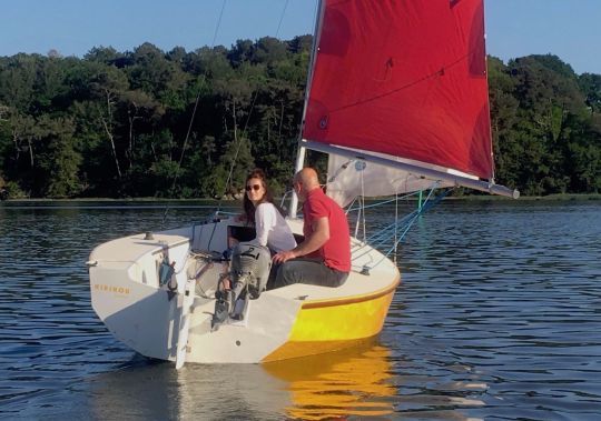 Le Blavet constitue un plan d'eau idéal pour les premiers essais