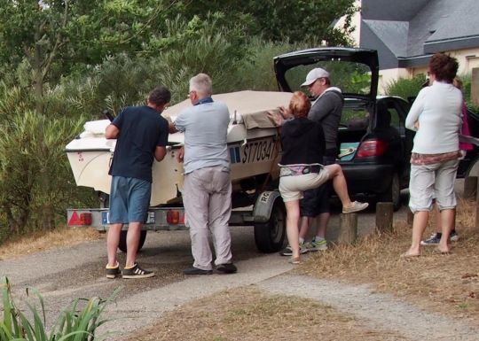 On préférera dégager la cale avant de ranger