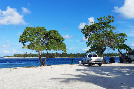 Vue sur la passe Tiputa ©Julie Leveugle