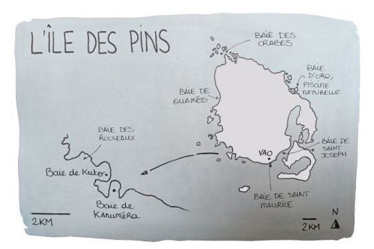 Carte de l'île ©Julie Leveugle