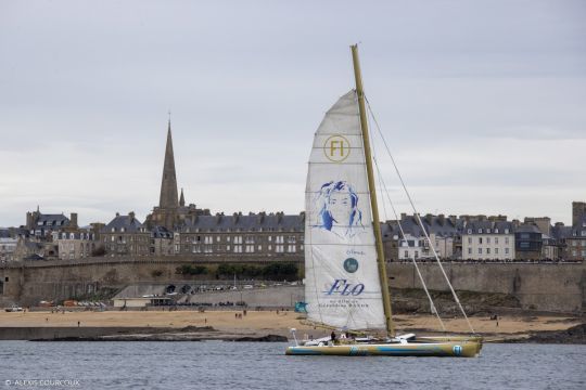 Parade de Philippe Poupon (Flo) lors de La Route du Rhum - Destination Guadeloupe 2022 © Alexis Courcoux