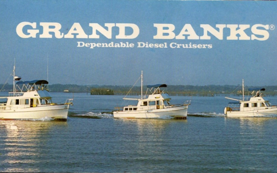 Un catalogue Grand Banks des annÃ©es 90