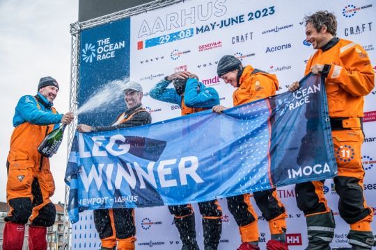 Victoire de 11th Hour Racing sur la 5e étape de The Ocean Race
