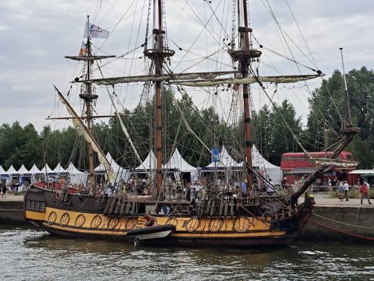 Le célèbre Shtandart, reconstitution d'un navire russe, a été au coeur des polémiques suite à la guerre en Ukraine