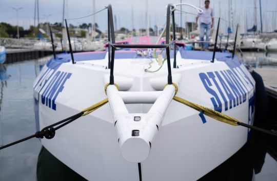 Le nouvel IMOCA d'Eric Bellion