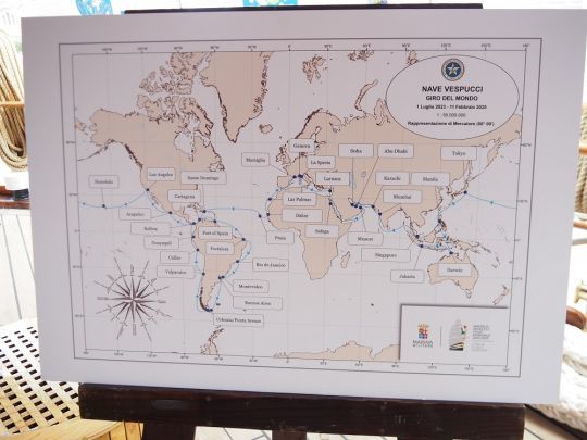 L'itinéraire du tour du monde