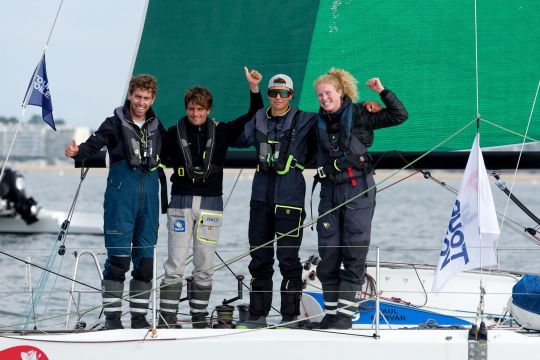 Equipage de Paul Morvan sur le TourVoile