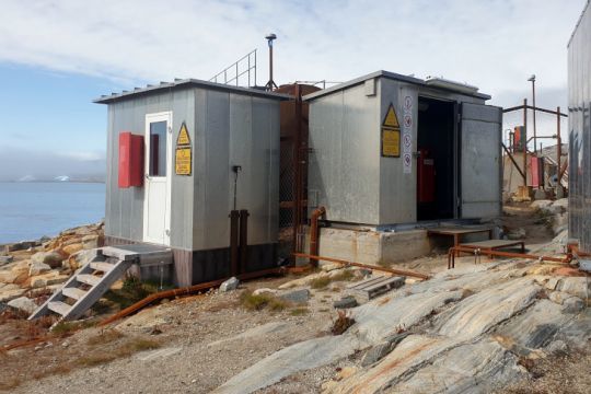 La station de gasoil d'Isortoq