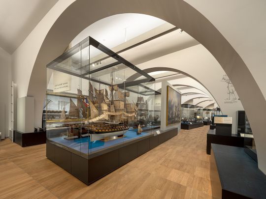 Les maquettes de bateaux du musée nationale de la Marine de Paris © Patrick Tourneboeuf Photography / Tendance Floue