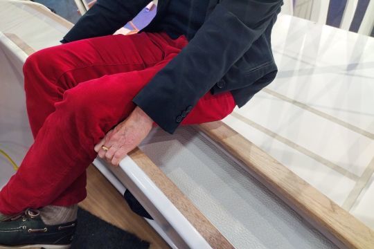 Une position de rappel confortable