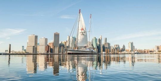 Grain de Sail I transporte du vin de Saint-Malo à New-York avec une empreinte carbone dérisoire © Grain de Sail