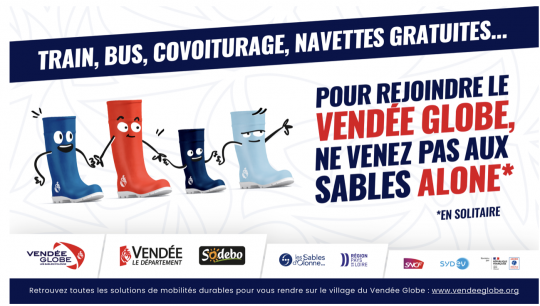 La communication du Vendée Globe pour encourager la mobilité douce