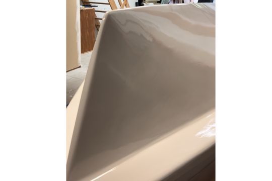 Finition de la peinture des œuvres vives