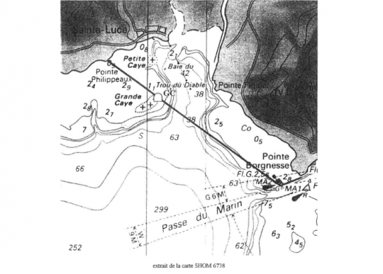 Interdiction de mouillage de la zone marine protégée de Sainte-Luce