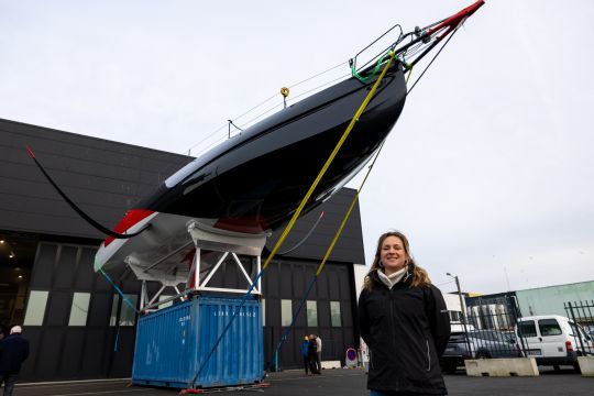 Mise à l'eau du nouvel IMOCA Horizon 29 © Alexis Courcoux / Horizon 29