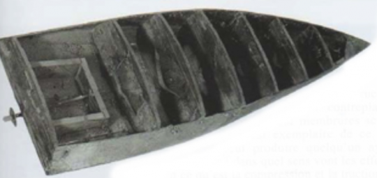 L'une des maquettes utilisées pour tester le bateau © Daniel Charles