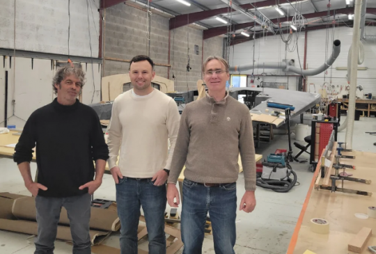 Nicolas Groleau, Peter Gibbons-Neff Jr et Sam Manuard ©PNG Ocean Racing