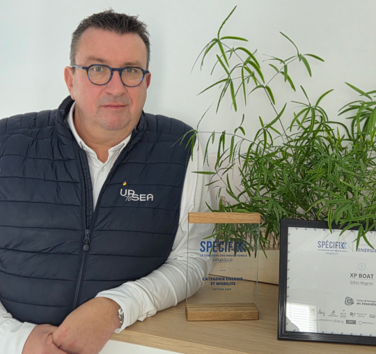 Gilles Wagner, à l'origine du projet Sea Loop Marine