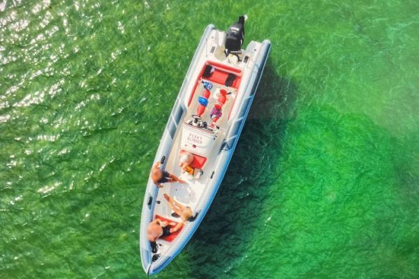 The Peaky Blinder had struck a buoy at nearly 33 knots