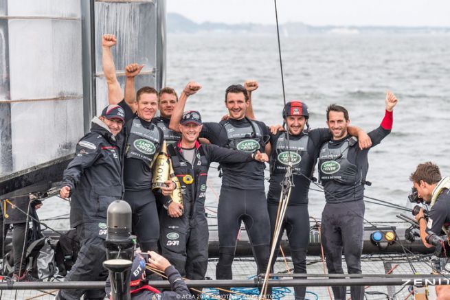 Land Rover BAR, winner of the Louis Vuitton America's Cup World Series
