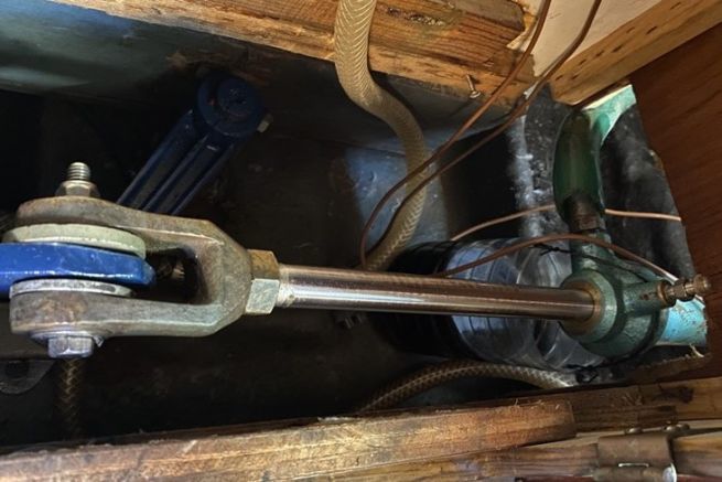 The cylinder of a hydraulic steering system