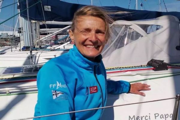 Ann Pascale Roelandts, the only woman taking part in the Transquadra 2024 on a First 31.7