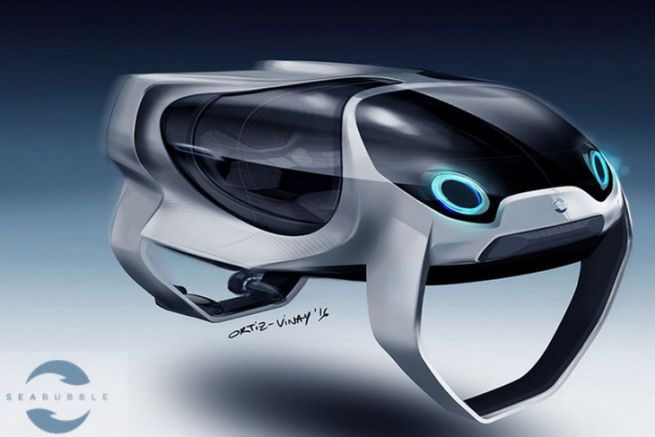 Sea Bubble, the foil flying taxi of the future