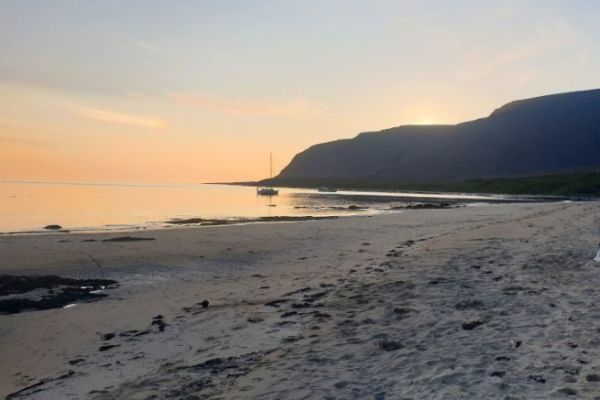 Anchoring in Iceland's western fjords