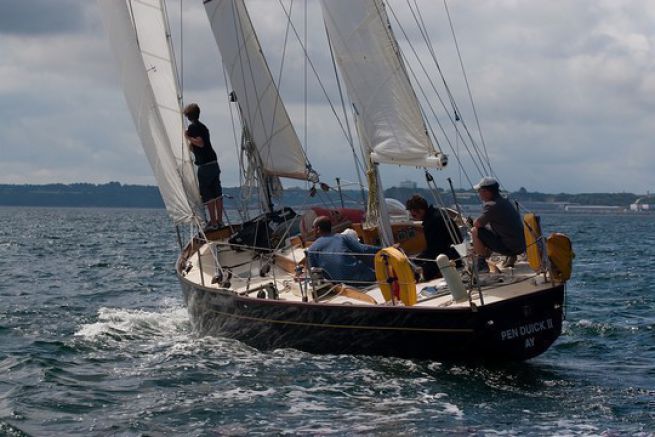 Legendary boats, Pen Duick II winner of the English transatlantic race 64