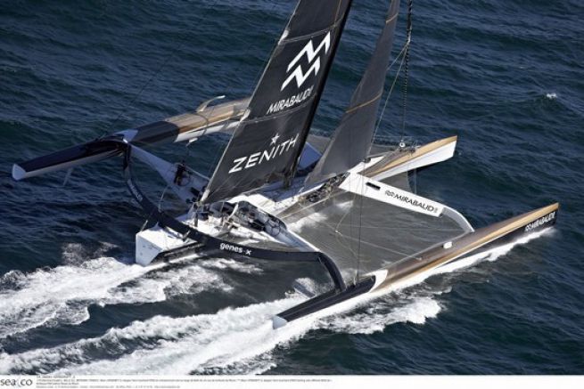 Maxi Spindrift 2, the largest trimaran ever built