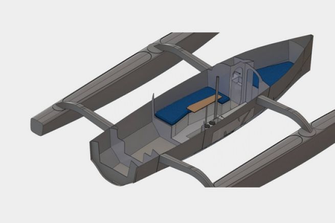 The new Tricat 30, comfort and speed in cruise