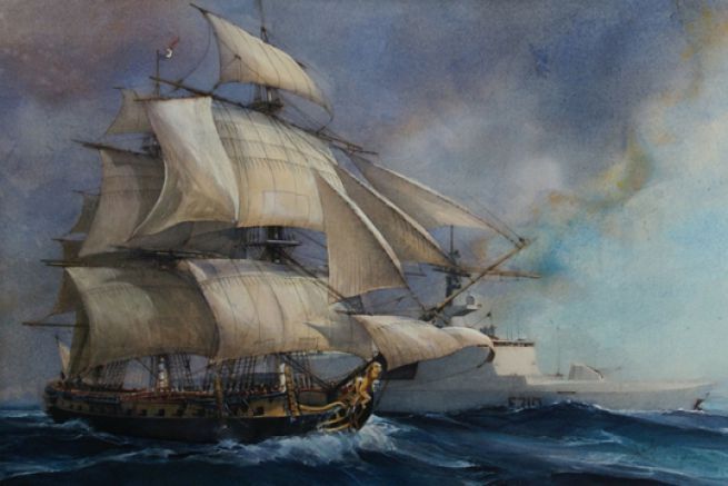 The true history of the Hermione, an 18th century frigate